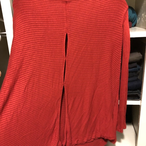 Free People Rust Lover Rib Split Back - Picture 7 of 7